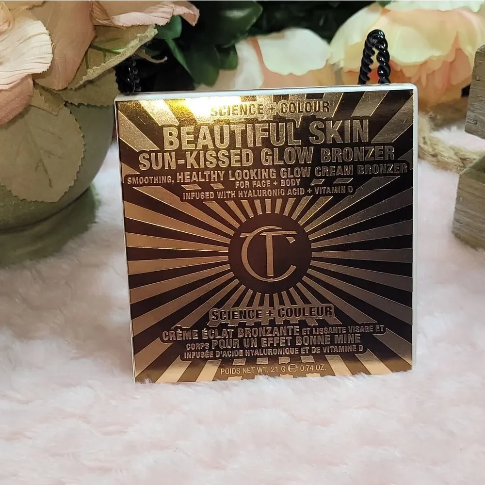 New Charlotte Tilbury Beautiful Skin Sun-Kissed Glow Cream Bronzer